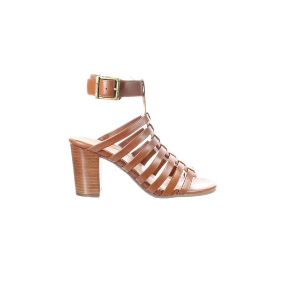 Vionic Shoes - Vionic Womens Sami Brown Ankle Strap Heels Size 8 Medium (B, M)